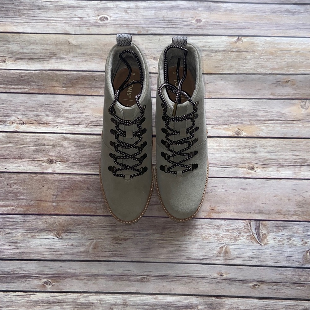 Toms Water Resistant Cobblestone Suede Boots